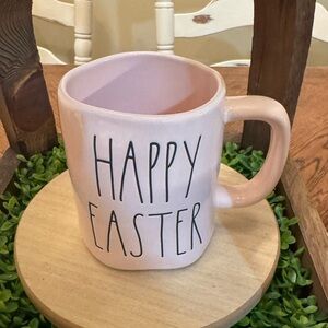 Rae Dunn pink “Happy Easter” mug